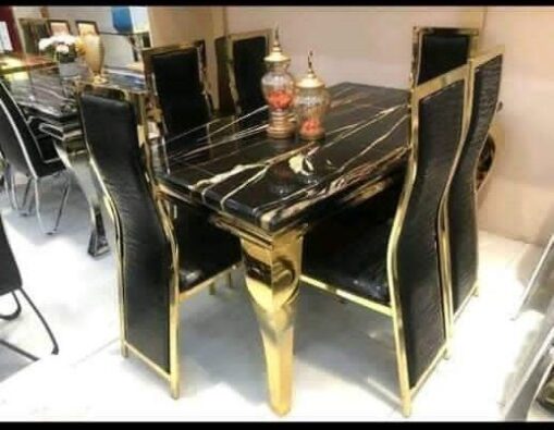 gold marble dinning table
